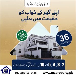 Read more about the article دومرلہ سے لیے کرایک کنال تک کے رہائشی گھراورفارم ہاوسز